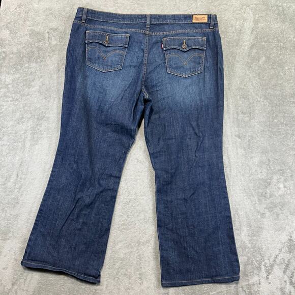 Levi's Women's Style 590 Bootcut Jeans Dark Wash Size 22W 36x32 - Picture 10 of 11